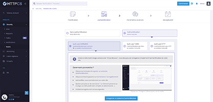 HTTPCS comparatif authentification par scénario