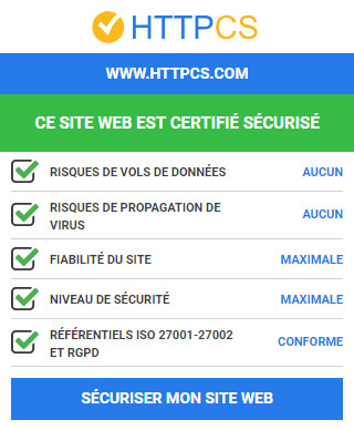 site web certifié sécurisé