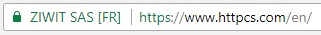 green padlock in the URL bar green padlock in the URL bar