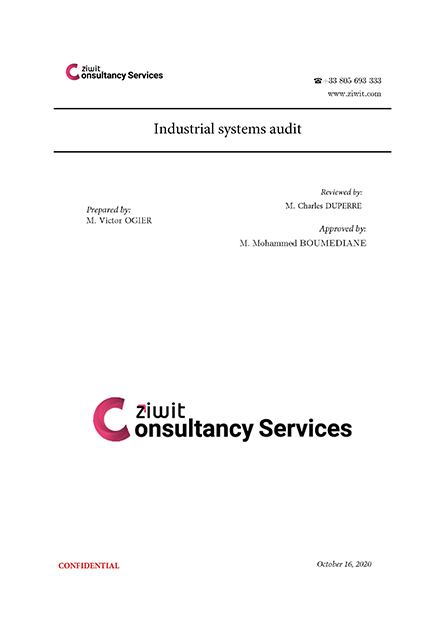Industrial systems audit report