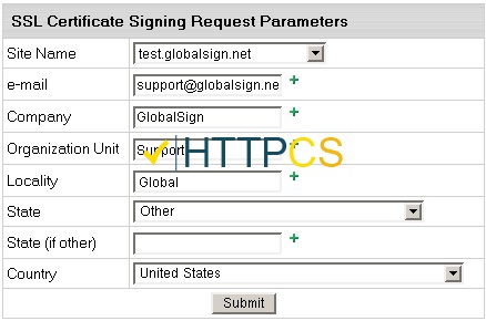 How to generate a CSR with H-Sphere