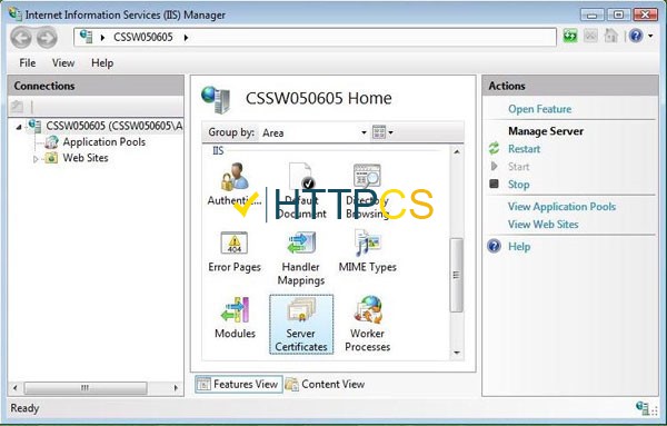 How to install an SSL certificate on Microsoft IIS 7