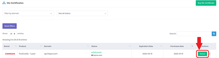 Renew my certificate