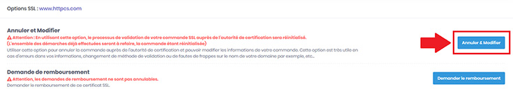 Changer la méthode de validation, cliquer sur annuler et modifier