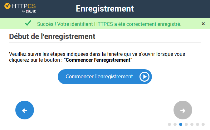 enregistrement plugin httpcs