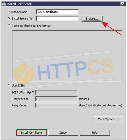 Comment installer un certificat SSL avec Cisco ASA 5510