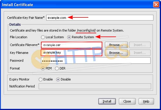 How to install an SSL certificate with Citrix Access Gateway 8.0