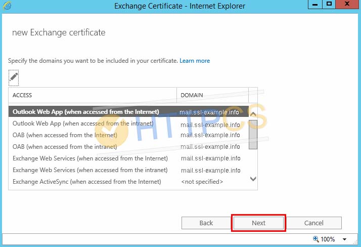 Comment installer un certificat SSL avec Microsoft Exchange