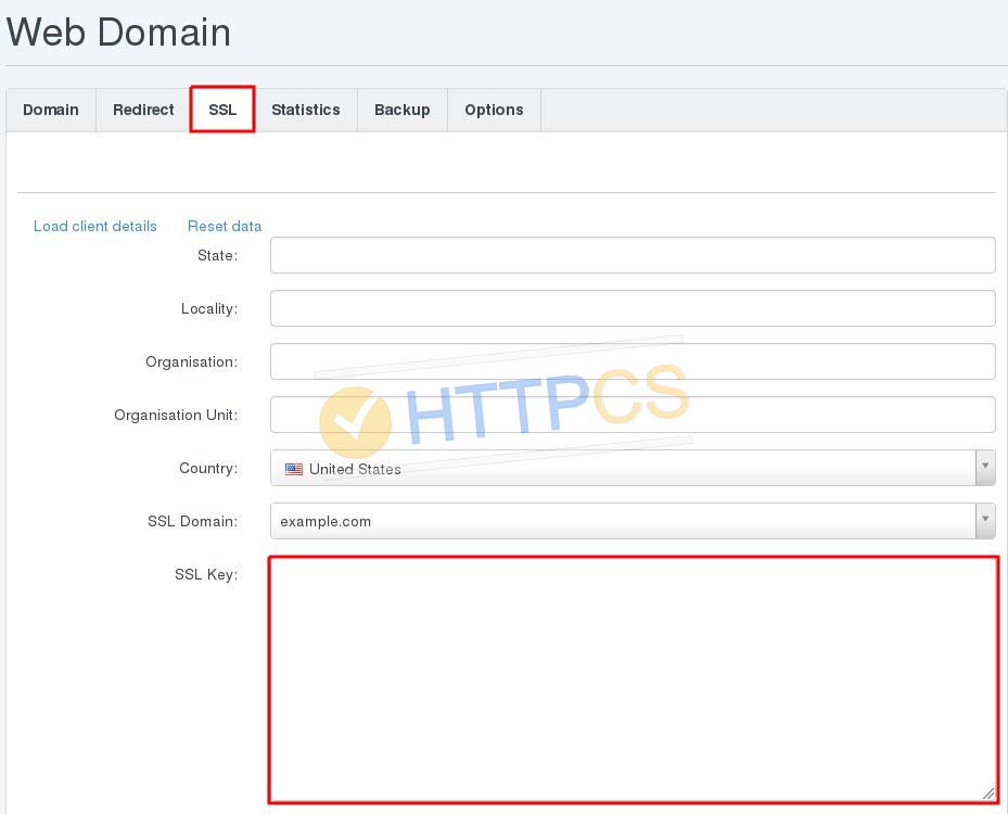 How to install SSL certificate with ISPConfig