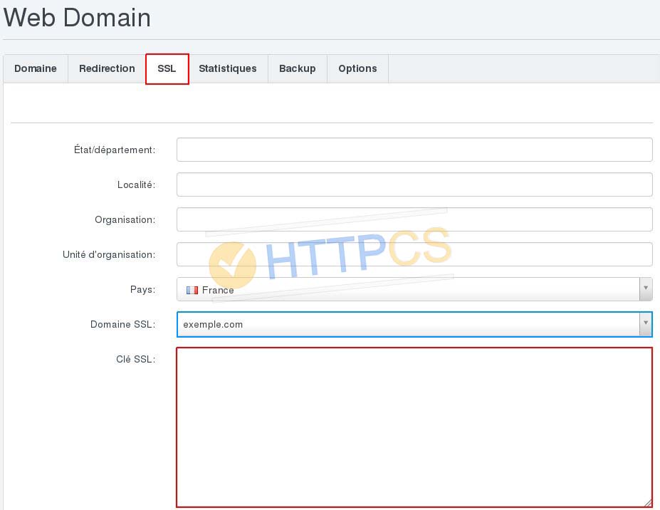 Comment installer un certificat SSL sur ISPConfig