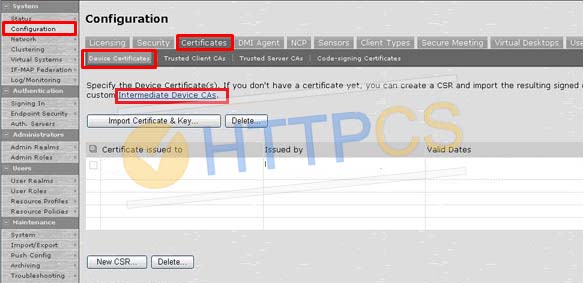 How to install an SSL certificate with Juniper Secure Access