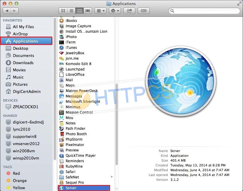 How to install an SSL certificate on OS X Server