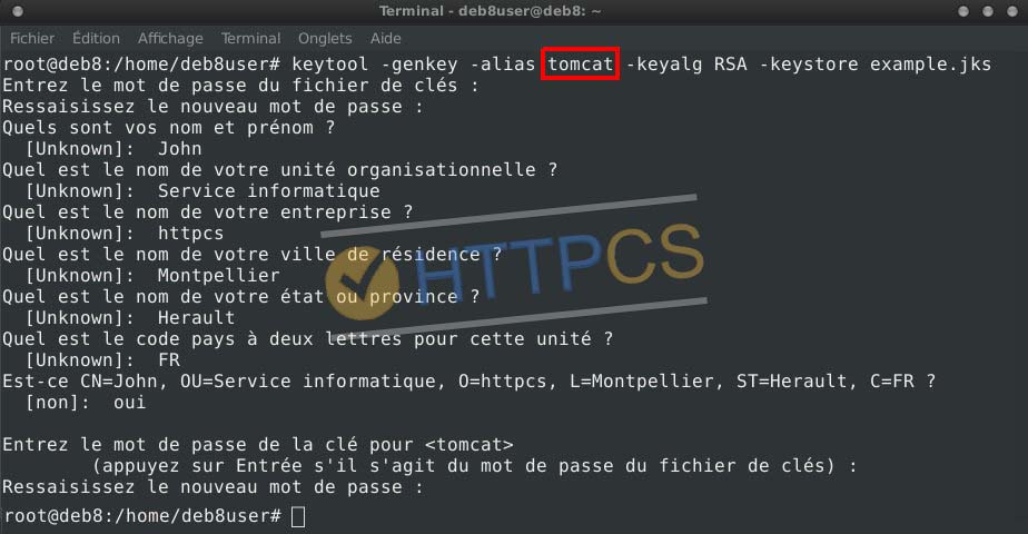 Comment installer un certificat SSL avec Tomcat 7